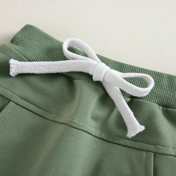 2022-12-12 Lioraitiin 0-3Years Toddler Baby Boys Sweatpants Elastic Waist Drawstring Solid Fall Trousers Pockets Casual Clothes - Image 6