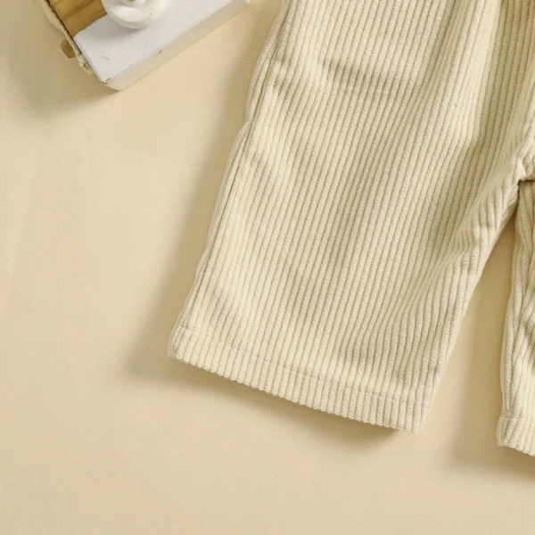 2024-07-18 Lioraitiin 3-24M Baby Girl Summer Overalls Infant Wide Leg Solid Color Jumpsuit Front Pocket Suspender Pants Outfits - Image 5