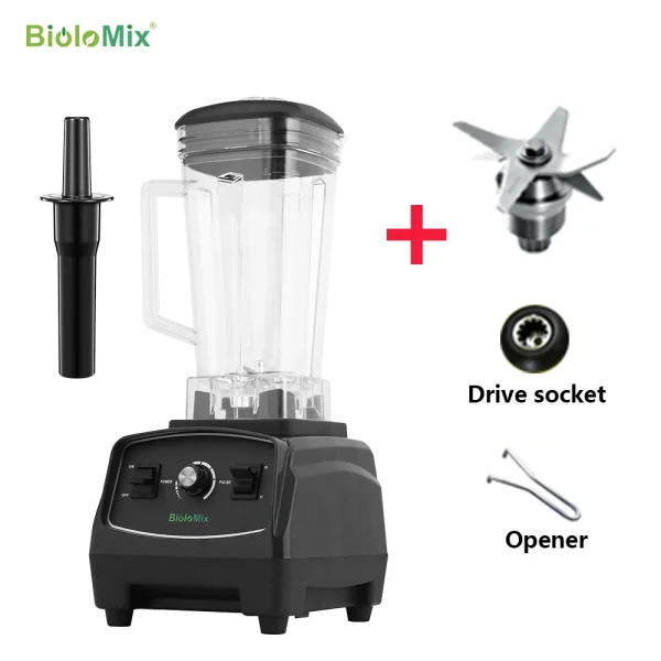 BPA Free 3HP 2200W Heavy Duty Commercial Grade Blender Mixer Juicer High Power Food Processor Ice Smoothie Bar Fruit Blender - Image 8