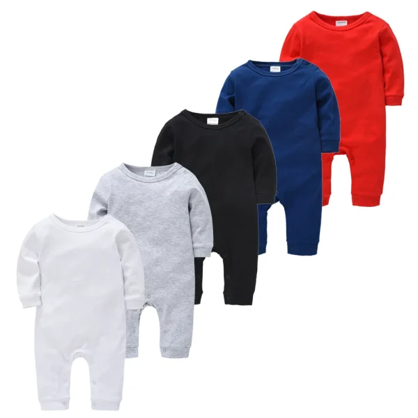 5PCS Honeyzone Baby Pyjamas Rompers Girl Boy Pijamas Bebe Fille Cotton Breathable Soft Ropa Bebe Newborn Sleepers Baby Pjiamas - Image 16