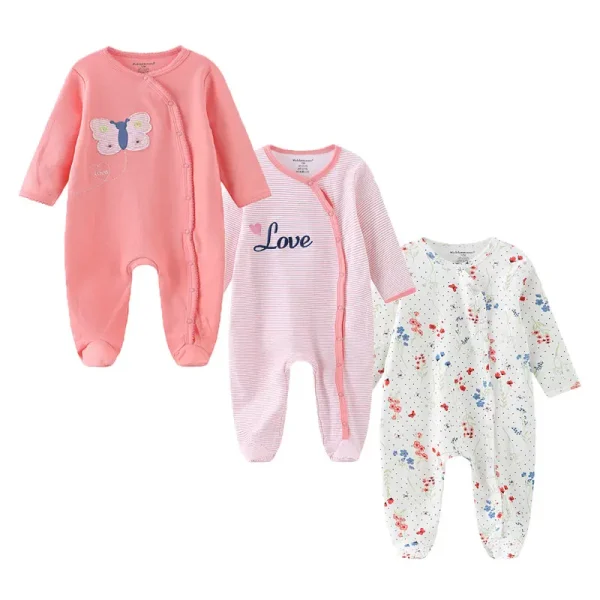 3PCS/Set Autumn Unisex Baby Rompers Cotton Soft Newborn Boy Girl Jumpsuit 2023 Infant Winter Onesies Clothes - Image 11