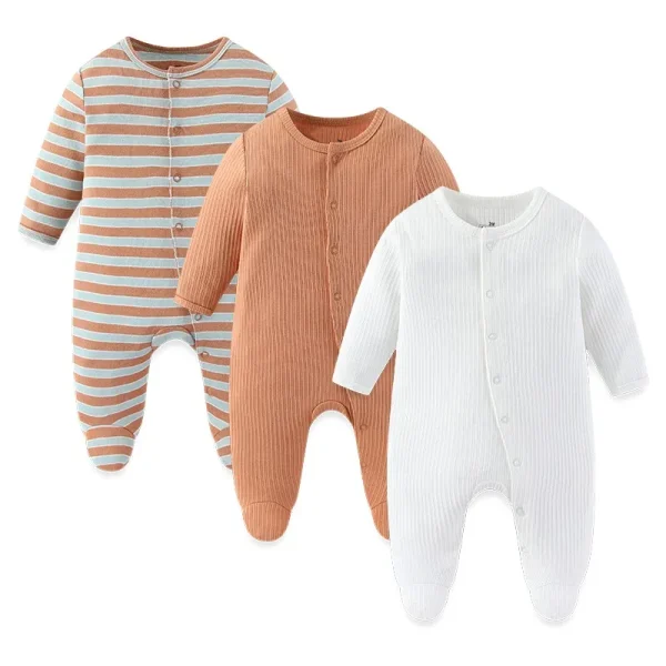 3PCS/Set Autumn Unisex Baby Rompers Cotton Soft Newborn Boy Girl Jumpsuit 2023 Infant Winter Onesies Clothes - Image 10