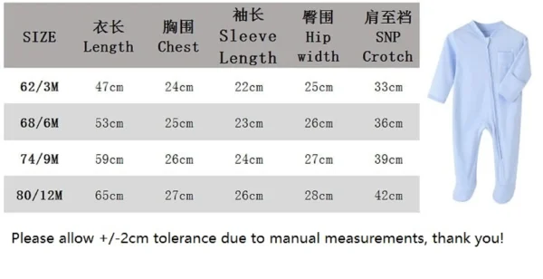 100% Cotton Baby Romper Newborn Jumpsuit Zipper Sleepsuit INS Pajamas Sleepwear Sleeper Autumn Spring Ropa De Bebe Grows Growing - Image 6