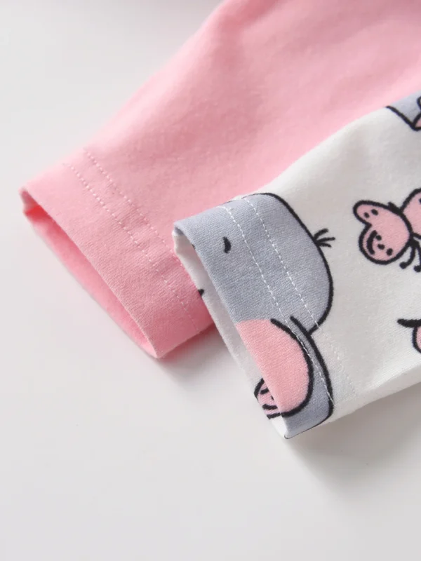 2Pack/lot Newborn Infant Baby Girl Footed Romper Jumpsuit Clothes Cute Printed Toddler One Piece Climb Clothing - Image 5