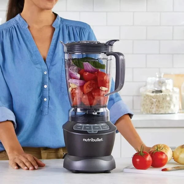 NutriBullet ZNBF30500Z Blender Combo 1200 Watt, 1200W, Dark Gray - Image 4