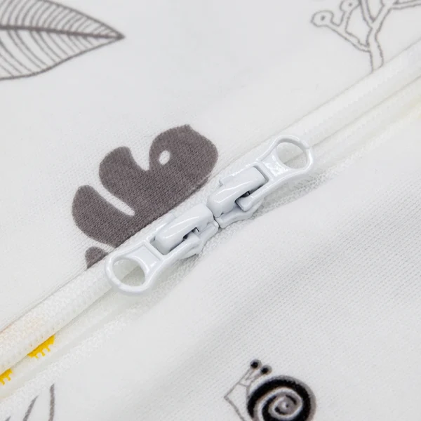 Baby Sleeping Bags Summer Thin Newborn Swaddle Blanket For 0-12Months Infant 100% Cotton Soft Newborn Wrapping 2-Ways Zipper - Image 3