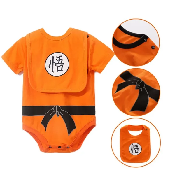 Baby Anime Clothes Vegeta Rompers Newborn Kuririn Roshi Training Outfit Infant Kids Halloween Cartoon Cosplay Costume Jumpsuit - Image 12