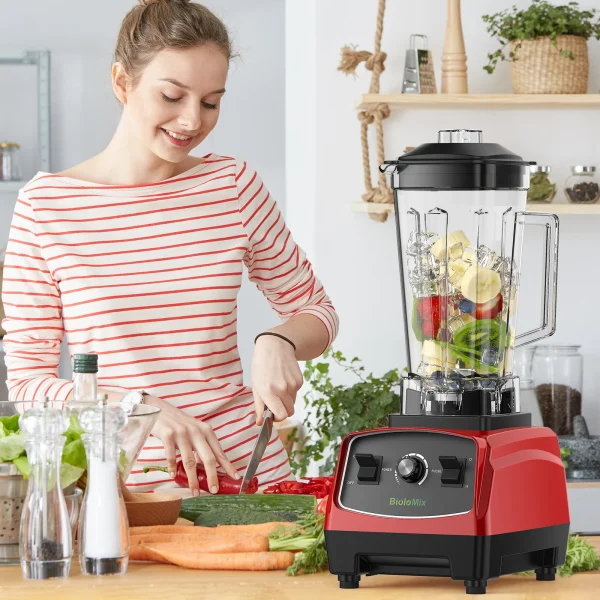 BPA Free 3HP 2200W Heavy Duty Commercial Grade Blender Mixer Juicer High Power Food Processor Ice Smoothie Bar Fruit Blender - Image 5
