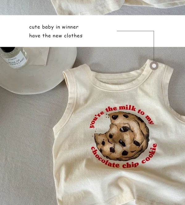 0-2Y Baby and Toddler Cotton Dog Sleeveless T-Shirt Summer Shirt Tops for Infant Baby and Toddler Boys, Girls, Unisex - Image 6