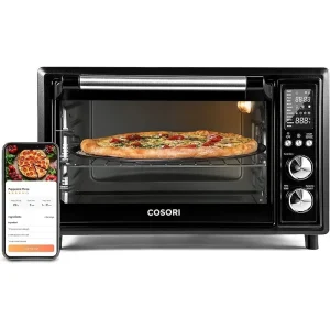 COSORI Smart 13-in-1 Air Fryer Toaster Oven Combo, Airfryer Rotisserie Sous Vide Convection Oven Countertop, Bake, Broil, Roast