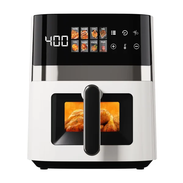 Bluebow 6QT Air Fryer, 8-in-1 Electric Hot Oven with Digital LED Touchscreen, Visible Window, 1500W, New - Image 7