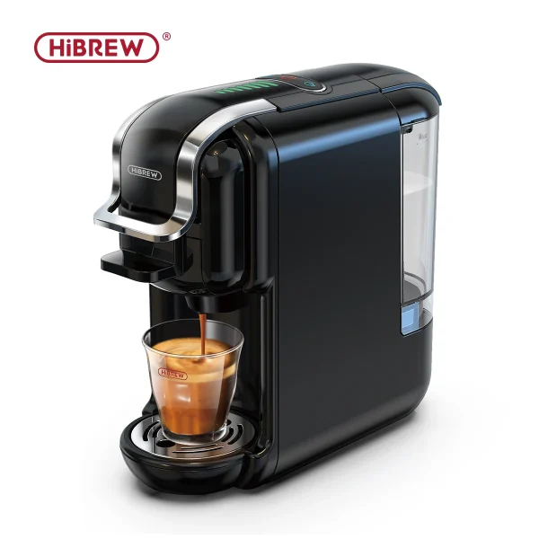 HiBREW Multiple Capsule Coffee Machine, Hot/Cold Dolce Gusto Milk Nespresso Capsule ESE Pod Ground Coffee Cafeteria 20Bar 5 in 1 - Image 7