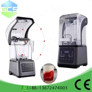1800ml Heavy-Duty Soundproof Food Mixer with Touch Screen Juice Ice Blender Mixer Juicer 2200W Power Food Processor Ice Smoothie