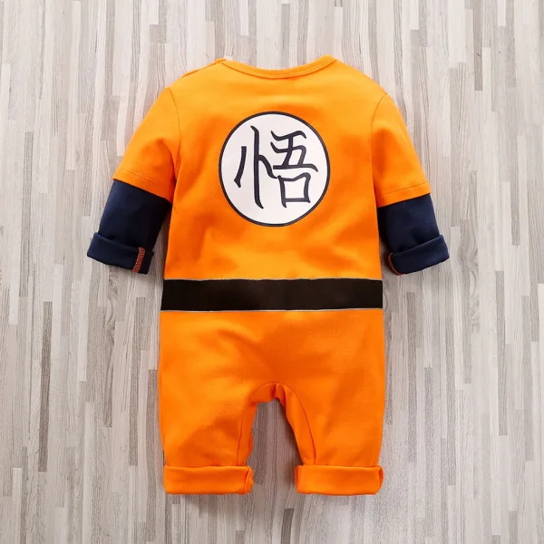 Baby Anime Clothes Vegeta Rompers Newborn Kuririn Roshi Training Outfit Infant Kids Halloween Cartoon Cosplay Costume Jumpsuit - Image 2