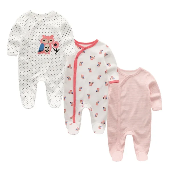 3PCS/Set Autumn Unisex Baby Rompers Cotton Soft Newborn Boy Girl Jumpsuit 2023 Infant Winter Onesies Clothes - Image 17