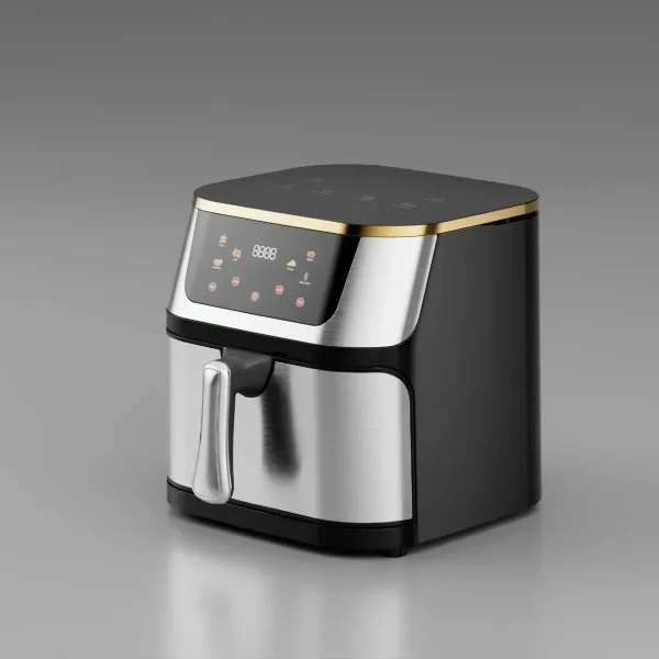 10L Electric Air Fryer Stainless Steel Visible Large Capacity Oil-free 360°Baking Convection Oven Household Kitchen Appliances - Image 8