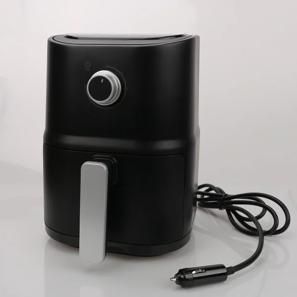 200W 24V 2.5L Electric Air Fryer For Camping Travel oil free cooking in Truck
