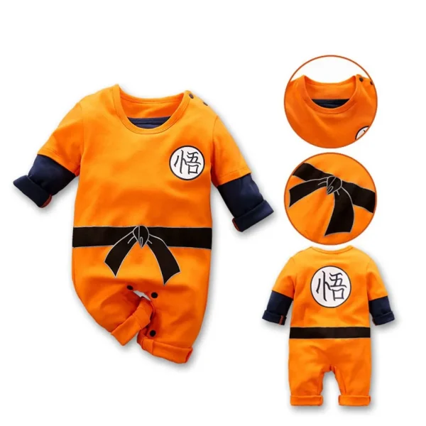 Baby Anime Clothes Vegeta Rompers Newborn Kuririn Roshi Training Outfit Infant Kids Halloween Cartoon Cosplay Costume Jumpsuit - Image 10