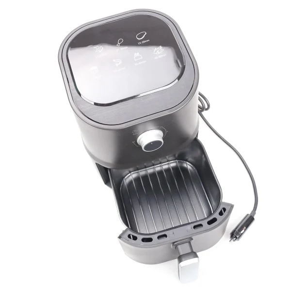 200W 24V 2.5L Electric Air Fryer For Camping Travel oil free cooking in Truck - Image 6