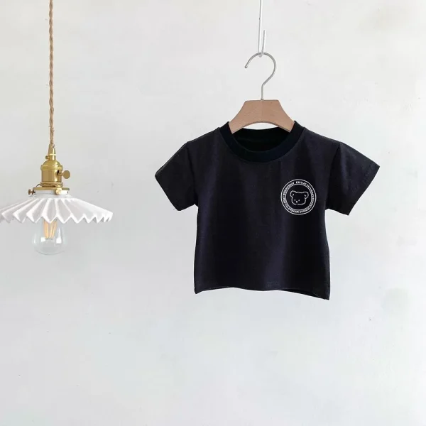 Organic Cotton Short Sleeve T-Shirt Summer Shirt Tops for Infant Baby and Toddler Boys, Girls, Unisex - Image 9