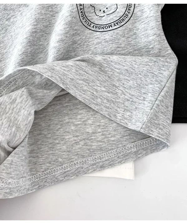 Organic Cotton Short Sleeve T-Shirt Summer Shirt Tops for Infant Baby and Toddler Boys, Girls, Unisex - Image 6