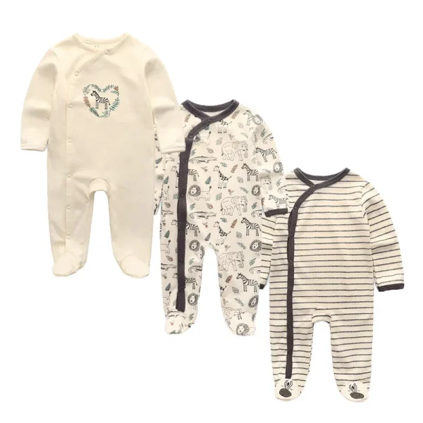 3PCS/Set Autumn Unisex Baby Rompers Cotton Soft Newborn Boy Girl Jumpsuit 2023 Infant Winter Onesies Clothes - Image 13