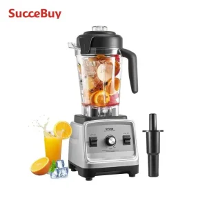 VEVOR Blender for Smoothies 1400W Professional Blender with Powerful Motor Multi-Functional Food Processing Blender for Kitchen