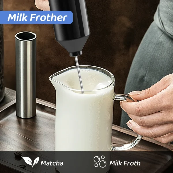 Hand Blender, Immersion Blender with 2 Mixing Speed, Electric Handheld Blender Portable Stick Mixer with Stainless Steel Blades - Image 4