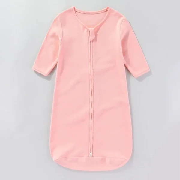 Baby Sleeping Bag, Suitable For Summer, Newborns, One-piece Design, Anti-startle, Long Sleeves, Pure Cotton, Suitable For Spring - Image 7