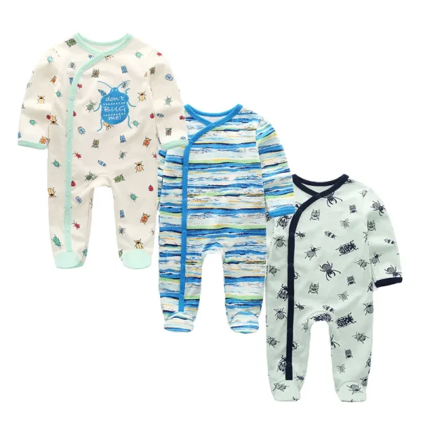 3PCS/Set Autumn Unisex Baby Rompers Cotton Soft Newborn Boy Girl Jumpsuit 2023 Infant Winter Onesies Clothes - Image 20