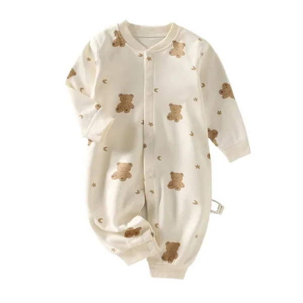 Autumn Baby Clothes Newbron Spring 100 Cotton Underwear Newborn Onesie Romper Long Sleeve Loungewear Outfit Bodysuit & One Piece