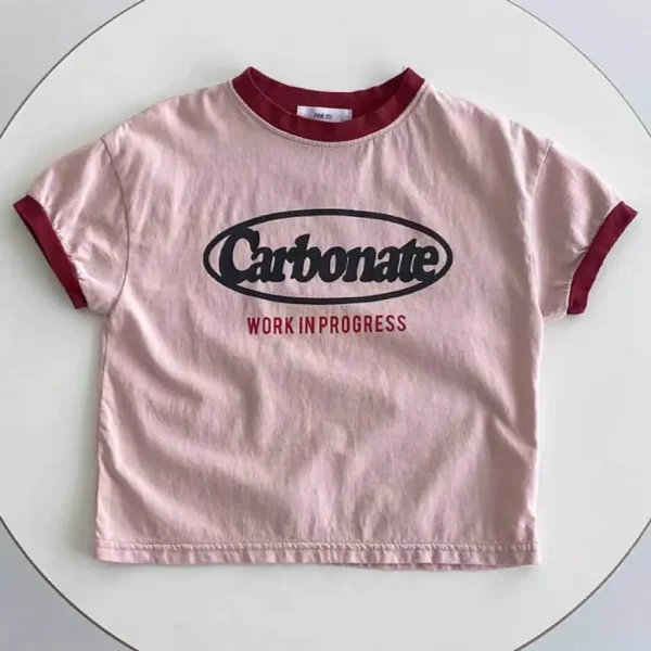 2024 New Fashion Letter Print Baby Short Sleeve T Shirts Infant Casual Tops Children Loose Tee Toddler Boy Girl Summer T Shirt - Image 9