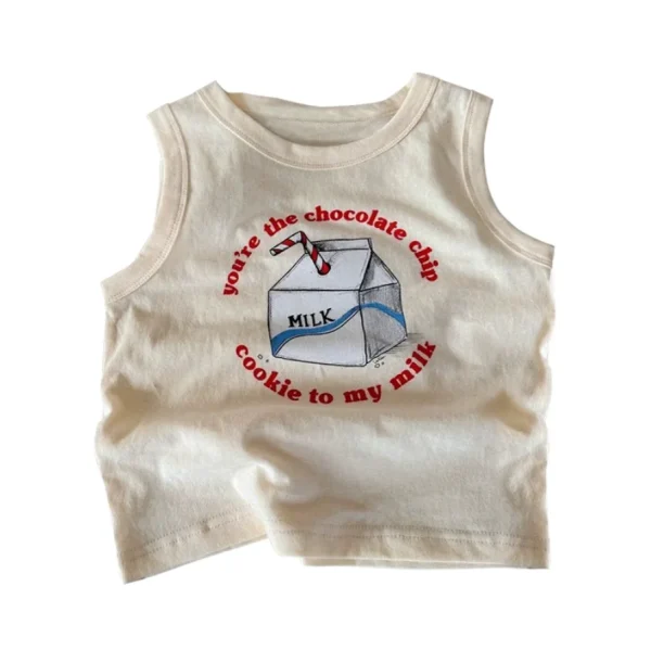 0-2Y Baby and Toddler Cotton Dog Sleeveless T-Shirt Summer Shirt Tops for Infant Baby and Toddler Boys, Girls, Unisex - Image 3