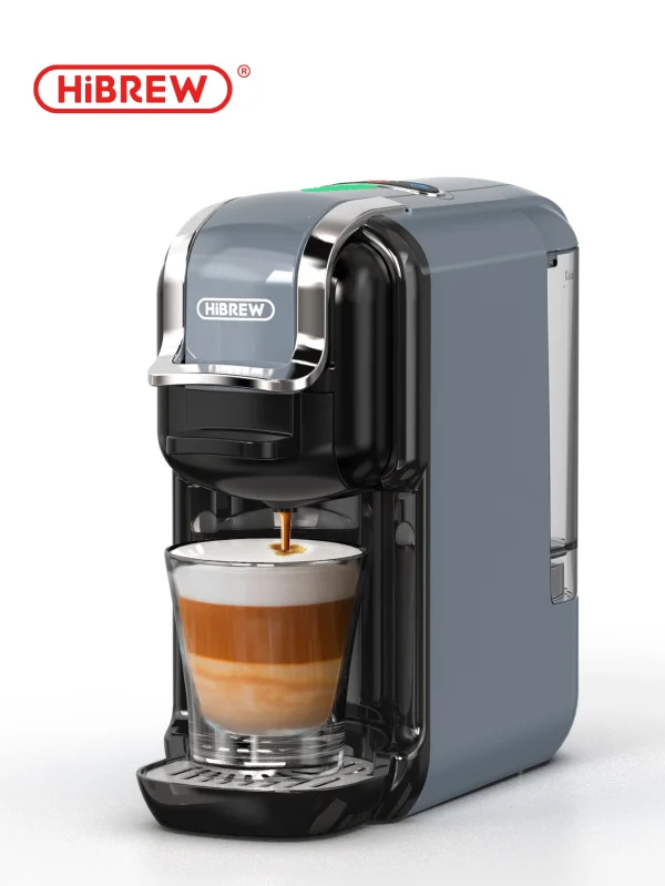 HiBREW Multiple Capsule Coffee Machine, Hot/Cold Dolce Gusto Milk Nespresso Capsule ESE Pod Ground Coffee Cafeteria 20Bar 5 in 1 - Image 9