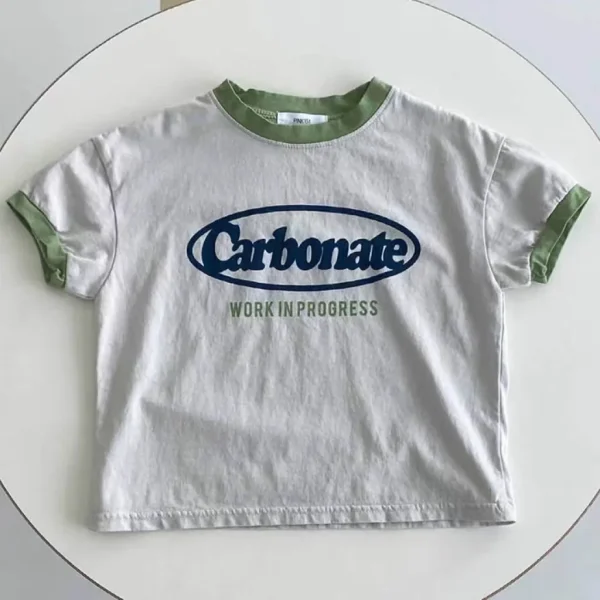 2024 New Fashion Letter Print Baby Short Sleeve T Shirts Infant Casual Tops Children Loose Tee Toddler Boy Girl Summer T Shirt - Image 8