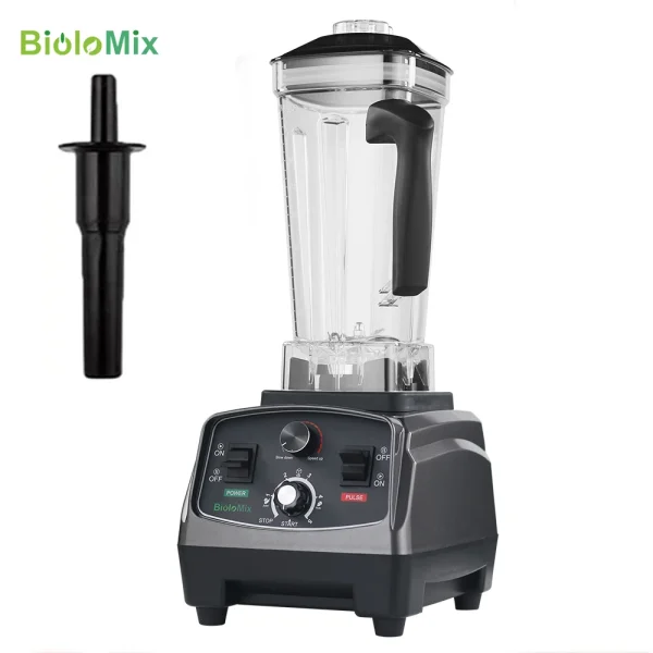 BioloMix 3HP 2200W Heavy Duty Grade Timer Blender Mixer Juicer Fruit Food Processor Ice Smoothies BPA Free 2L Jar - Image 11