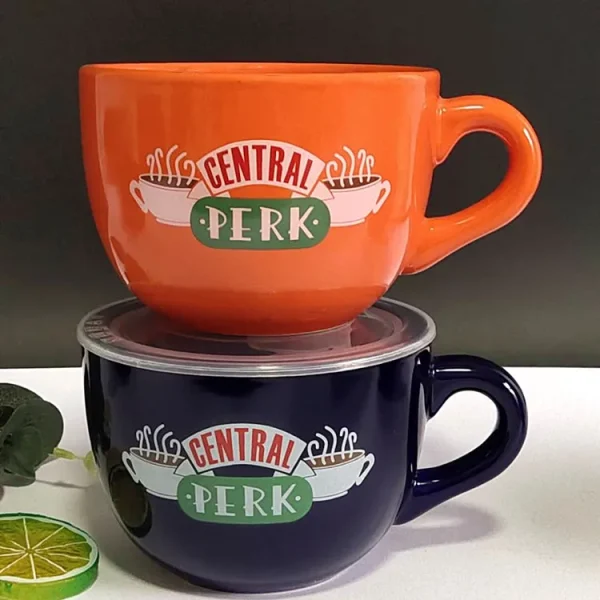 Friends TV Show Series Central Perk Ceramic Coffee Tea Cup 650ml Friends Central Perk Cappuccino Mug - Image 4