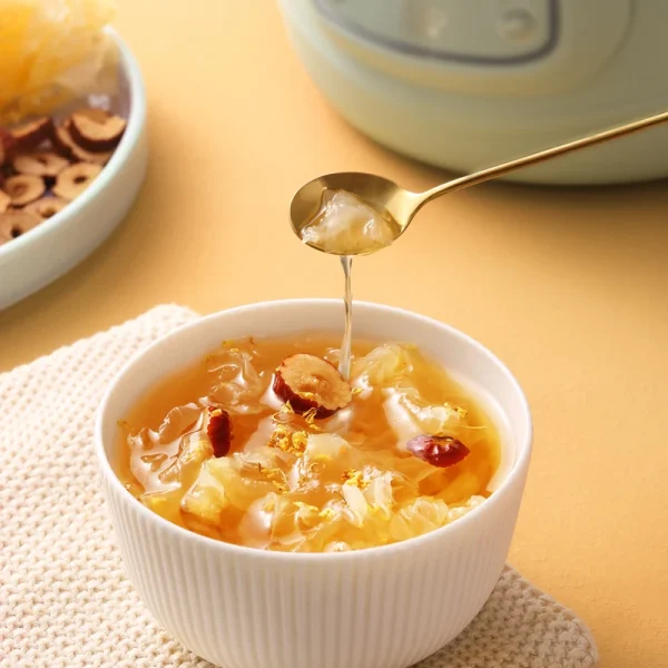 220V 1L Mini Electric Stewing Pot Ceramic Inner Multi Cooker Household Automatic Electric Slow Stewer - Image 2