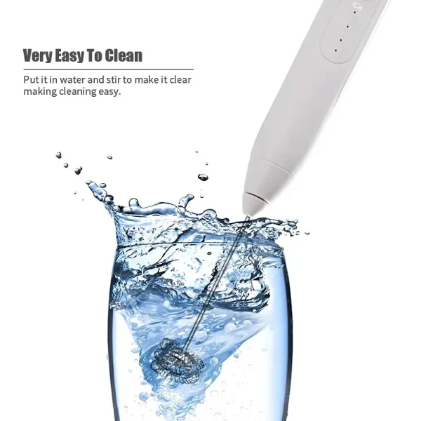 Kitchen Accessories Coffee Stirrer Baking Mixer USB Charging Electric Egg Beater 2-in-1 Double Head Milk Whisk Tools Gadgets Bar - Image 5