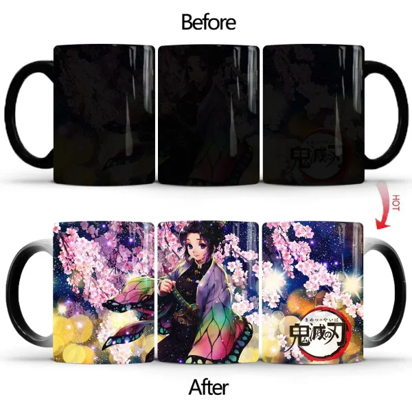 Demon Slayer Discoloration Mug Kimetsu No Yaiba Color Changing Cup Anime Ceramic Coffee Cup Heat Sensitive Milk Tea Mugs Novelty - Image 29