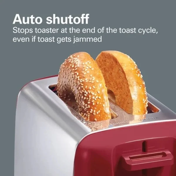 Retro 2 Slice Metal Toaster 750W Extra Wide Slots Toast Boost Cancel Button 7 Toast Shades Auto Shutoff Crumb Tray Kitchen - Image 6