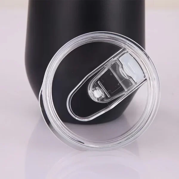 360ml Stainless Steel Eggshell Wine Tumbler Double Wall Vacuum Insulated Cup for Coffee Tea Office Home Travel - Image 4