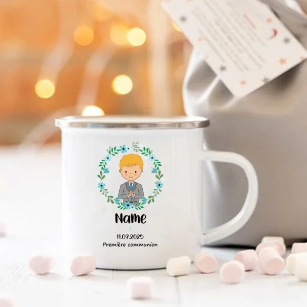 Personalized Kids First Communion Mug Child Communion Drinks Hot Cocoa Cup Coffee Mugs Custom Name Boys Girls Confirmation Gift - Image 15