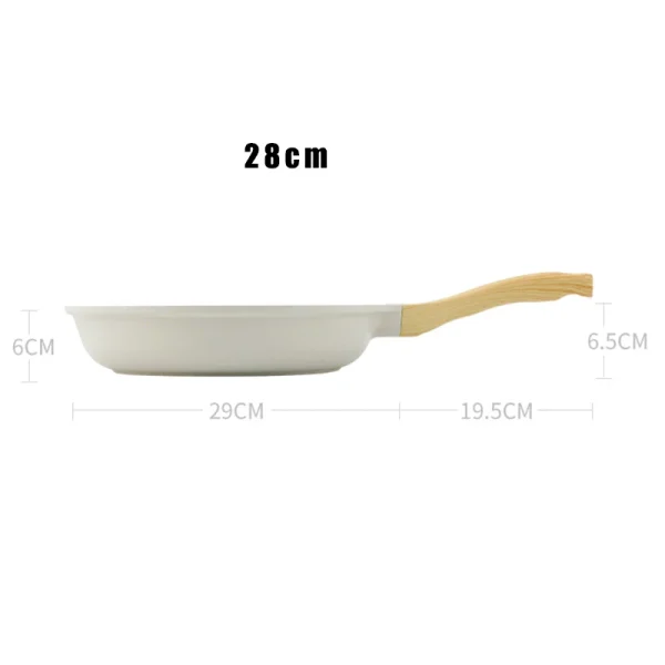 Durable Frying Pan Wok Pan Non-stick Ceramic Pot Induction Gas Stove Universal Cookware Steak Cooking Saucepan Nonstick Pan - Image 10