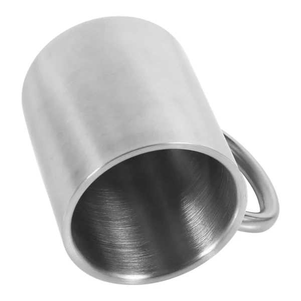 220ML Double Wall Stainless Steel Coffee Mug Portable Cup Travel Camping Tumbler Jug Coffee Tea Milk Cups Office Water Mugs - Image 3