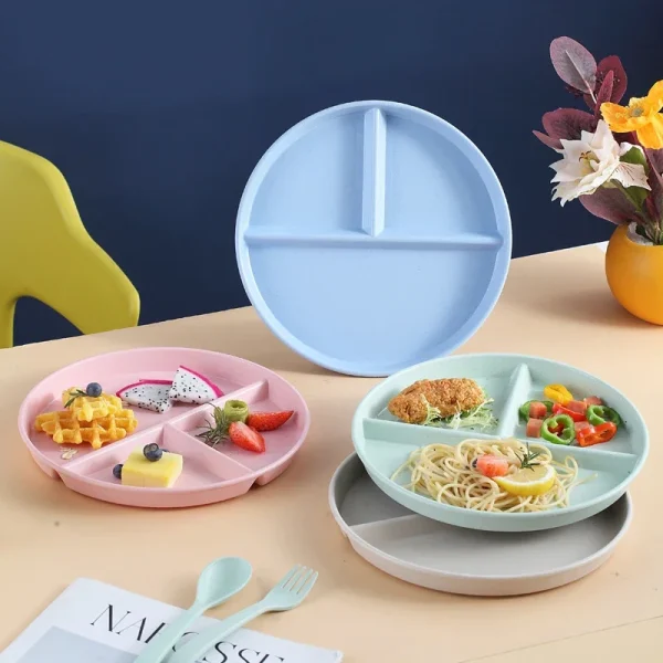 Plate Dish Bariatric Portion Meal Foods Diet Planning Weight Plates Divided Nutrition Loss Lose Serving Snacks Compartment - Image 3