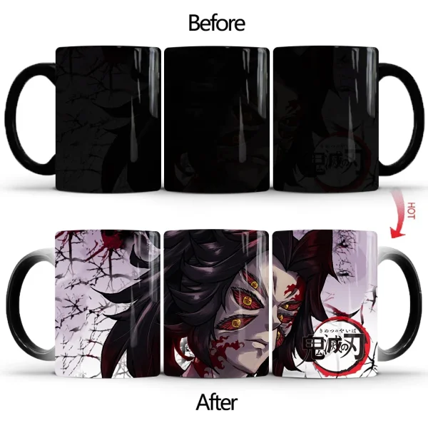Demon Slayer Discoloration Mug Kimetsu No Yaiba Color Changing Cup Anime Ceramic Coffee Cup Heat Sensitive Milk Tea Mugs Novelty - Image 31
