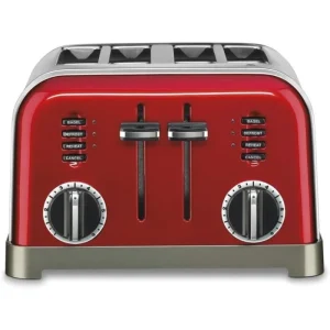 Cuisinart CPT Metal Classic 4-Slice Toaster, Metallic Red