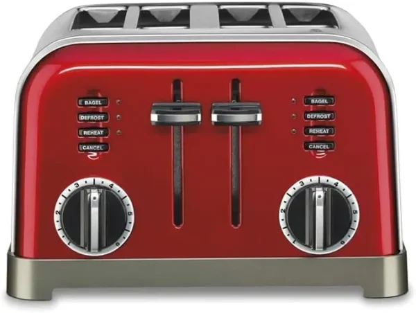 Cuisinart CPT Metal Classic 4-Slice Toaster, Metallic Red - Image 6