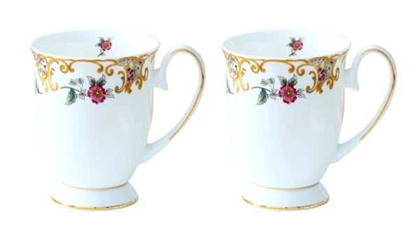 300ML, bone china espresso mug, porcelain taza para cafe cup, ecoffee cup, ceramic mug tea, vintage cute coffee mug gift present - Image 7